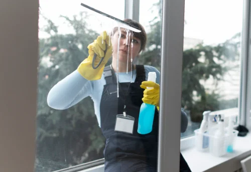 Nettoyage de vitres intérieures et extérieures à Hermonville